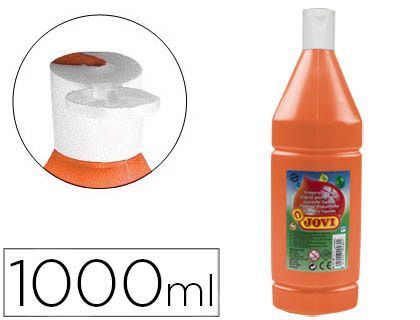 Tempera Liquida Jovi Escolar 1000 Ml Naranja
