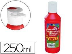 Tempera Liquida Jovi Escolar 250 Ml Bermellon