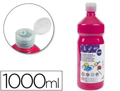 Tempera Liquida Liderpapel Escolar 1000 Ml Fucsia