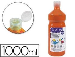 Tempera Liquida Liderpapel Escolar 1000 Ml Naranja