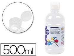 Tempera Liquida Liderpapel Escolar 500 Ml Blanco