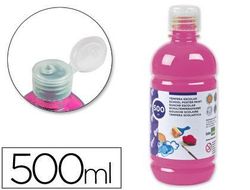 Tempera Liquida Liderpapel Escolar 500 Ml Fucsia