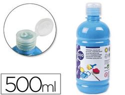 Tempera Liquida Liderpapel Escolar 500 Ml Turquesa