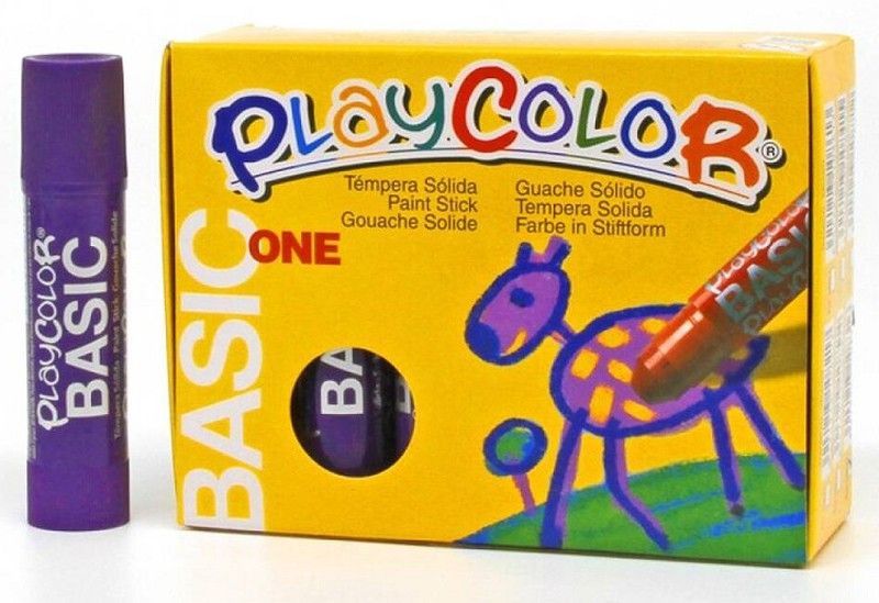 Témpera sólida PLAYCOLOR BASIC ONE Lila 12 und.