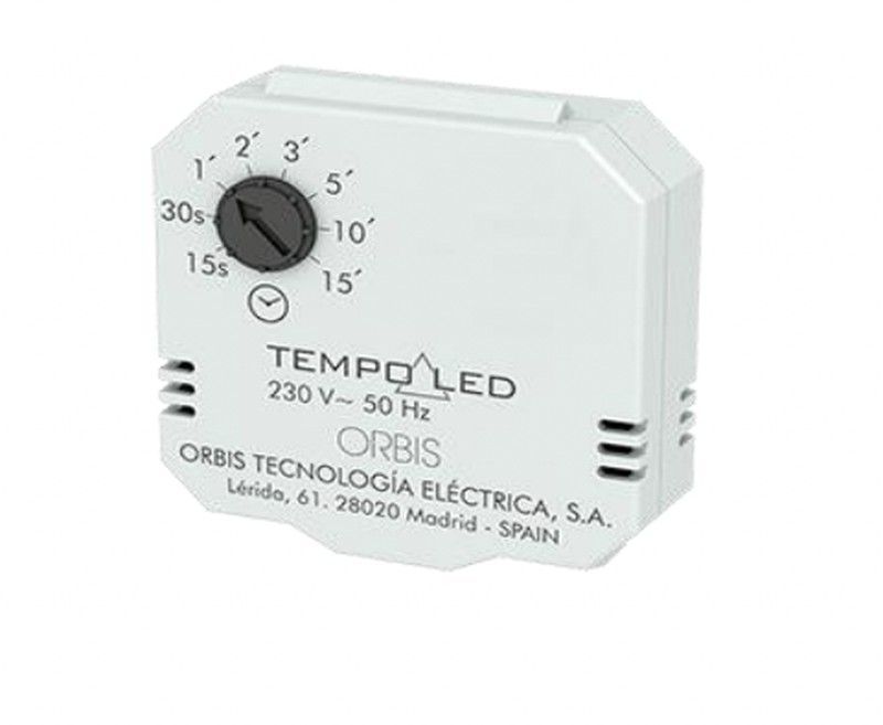Temporizador regulable tiempo LED 15seg/15min 2-3 OB200007 Orbis