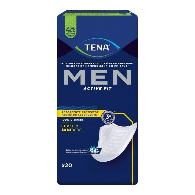 TENA Men Active Fit Protector Absorbente Level 2 20 Unidades