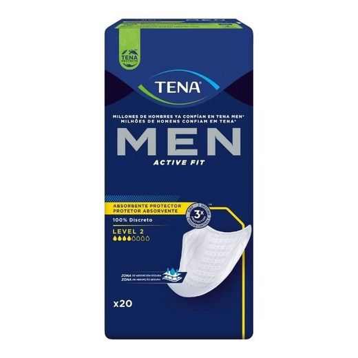 TENA Men Active Fit Protector Absorbente Level 2 20 Unidades
