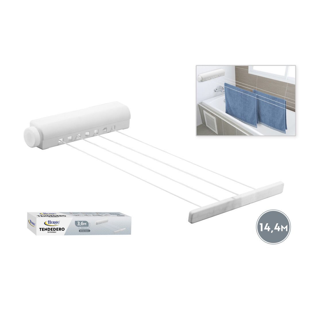 Tendedero 4 Cuerdas Ext.14mt 11572