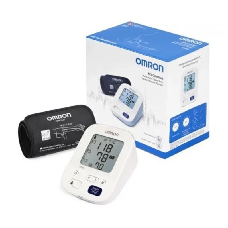 Tensiometro Omron M3 Comfort Monitor De Presion Arterial De Brazo