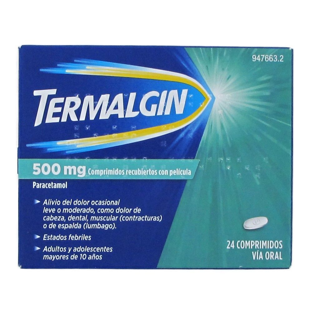 Termalgin 500mg 24 Comprimidos Recubiertos
