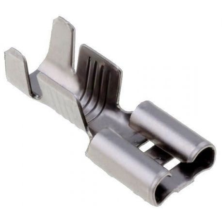 Terminal Desn Hembr.Ret 6.3Mm