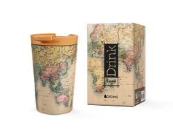 Termo Café Té de Viaje 260 ml Mapa ITotal Ideal Regalo