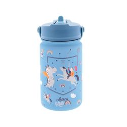 Termo Inox Infantil con Pajita 330 ml Petro Blue Dragon Knights Creative Story