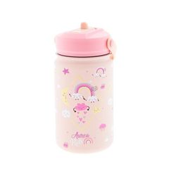 Termo Inox Infantil con Pajita 330 ml Pink Happy Sky Creative Story