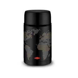 Termo Para Sólidos Negro Mapa 1000 Ml