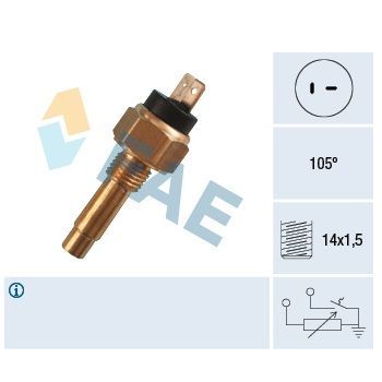 Termo resistencia- termocontacto Mercedes Truck. Sensor temperatura del refrigerante F34200 FAE