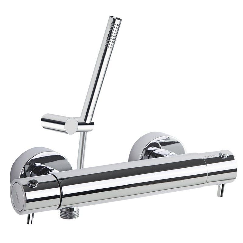 Termostático de ducha Odisea con equipo de ducha, cromo