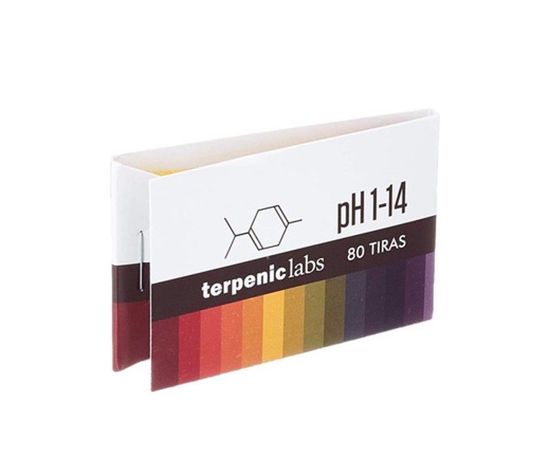 Terpenic Tiras de pH 1-14 80 Tiras