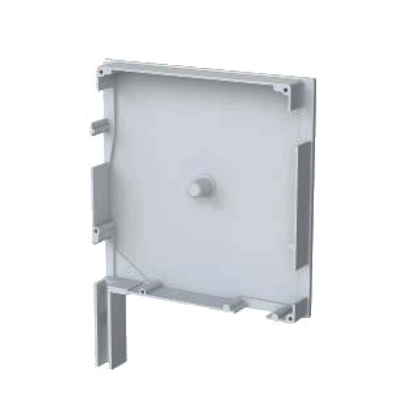 Testeros aluminio 137 mm (90º) para cajón de persiana (Juego)