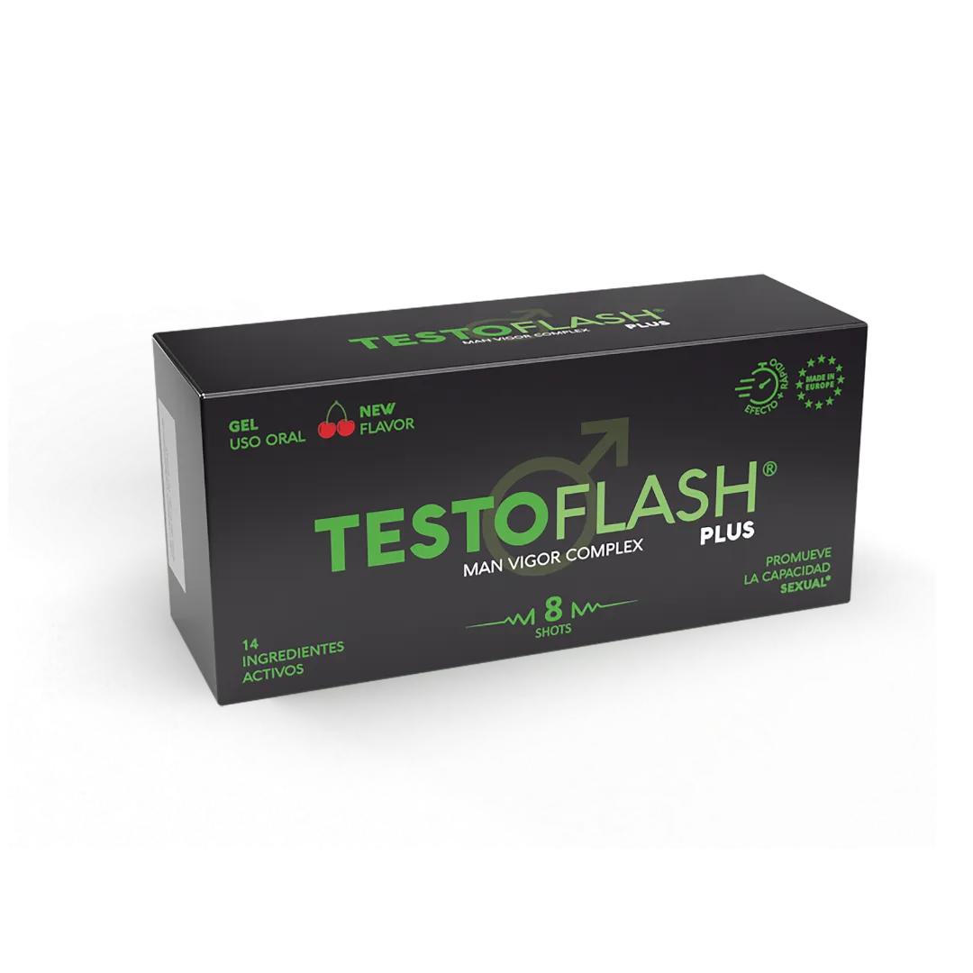 Testoflash Plus Man Vigor Complex 8 Shots Gel Bebible