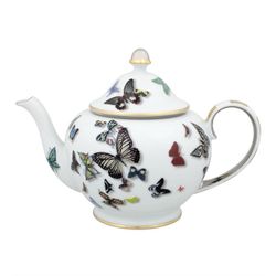 Tetera de porcelana en multicolor, 15,8 x 26,3 x 18,1 cm | Butterfly Parade