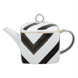 Tetera de porcelana en multicolor, 23,3 x 12,7 x 14,3 cm | Sol Y Sombra