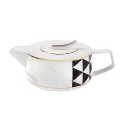 Tetera porcelana Carrara, 24,4x15,5x10 cm