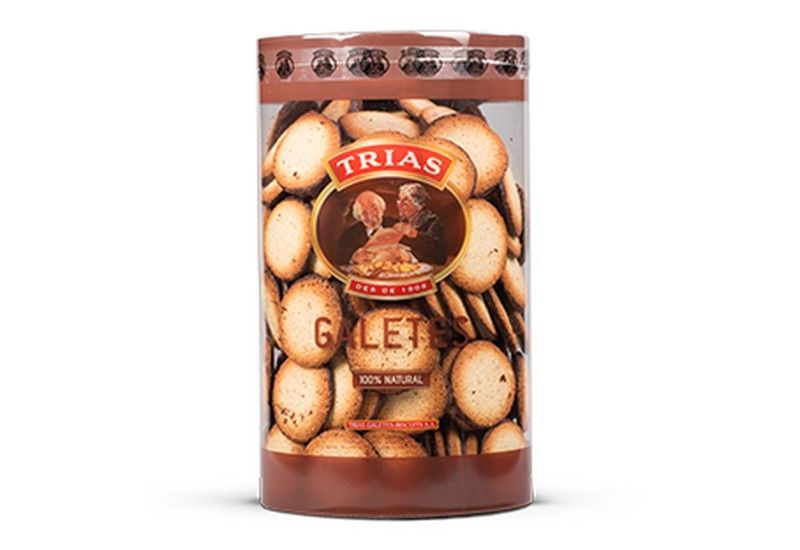 Teulas chocolate 1500 grs galletas trias  (tarro especial)