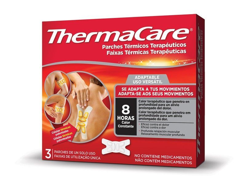 ThermaCare Parches Térmicos Terapéuticos Adaptables 3uds
