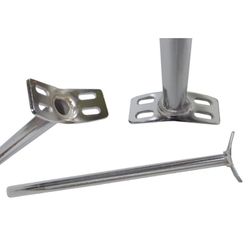 TIJA DE SILLIN MONOCICLO QU-AX 4 AGUJEROS 22.2 400 mm PLATA