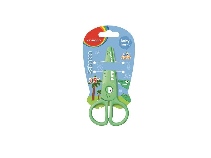 Tijera De Plástico Dinosaurio