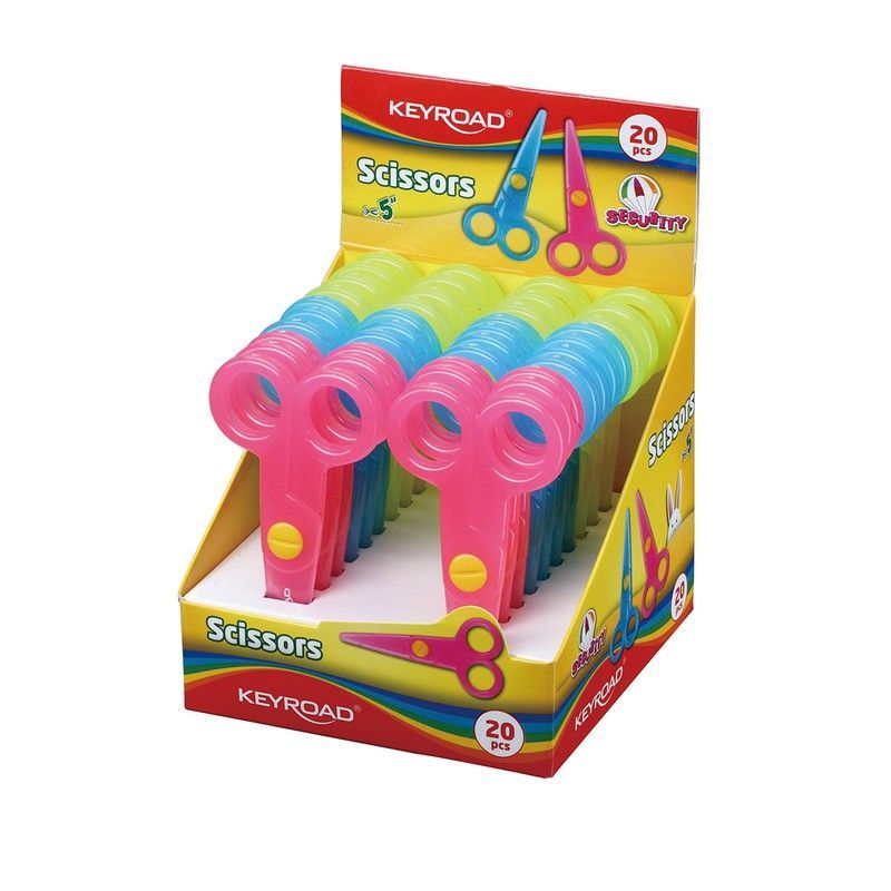 Tijera de plástico infantil 13 cm