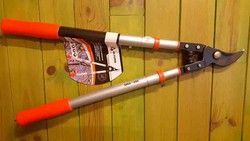 Tijera dos manos con mango telescópico