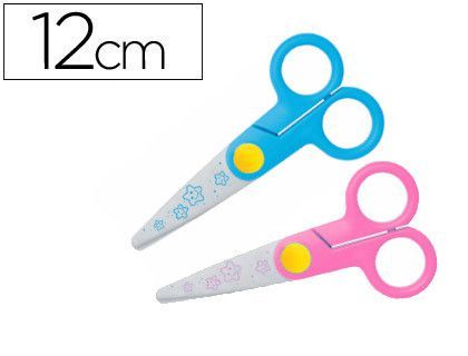 Tijera Escolar Maped Kidi-Cut 12 cm Especial para Infantil Corta Solo Papel y Carton
