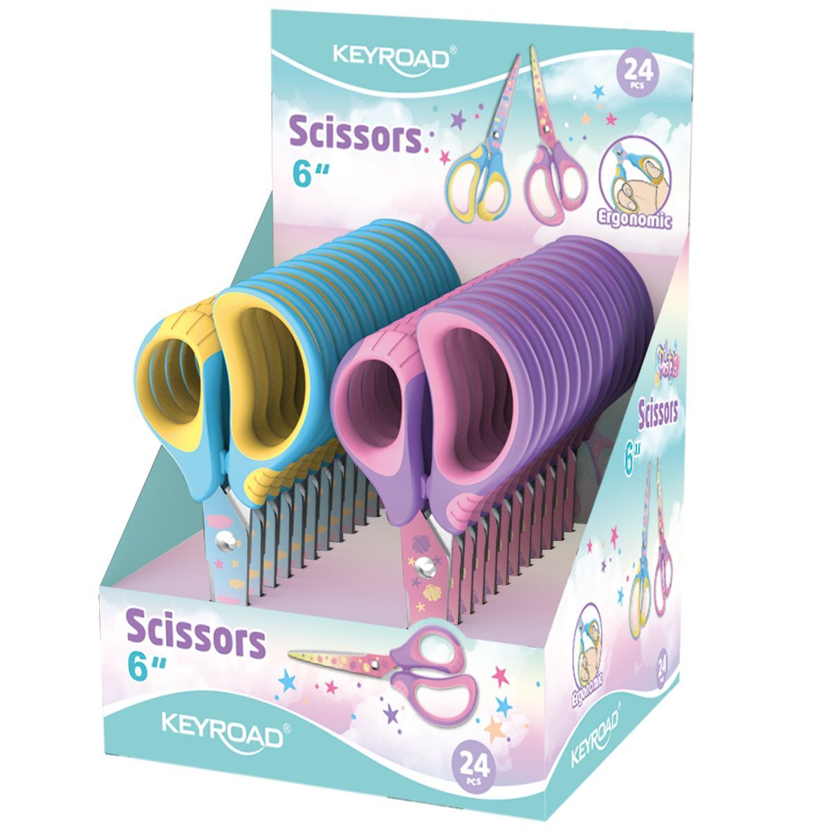 Tijera metálica de 15,5 cm.