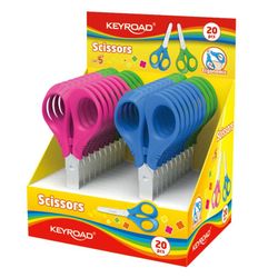 Tijera metálica escolar 13 cm