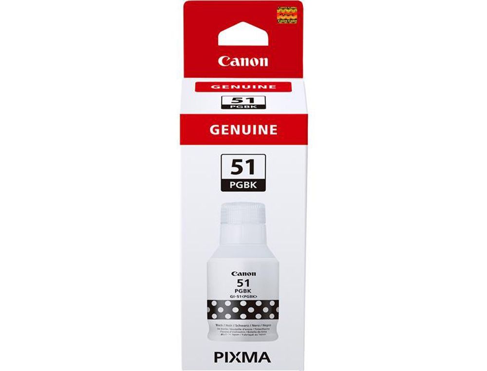 Tinta canon gi-51 photo negro botella 135 ml
