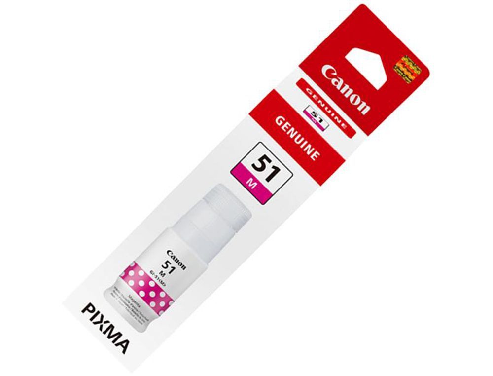 Tinta canon gi-51m magenta bote de 70 ml