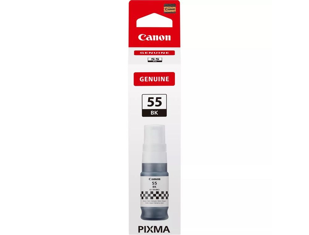 Tinta canon gi-55bk negro botella 70 ml