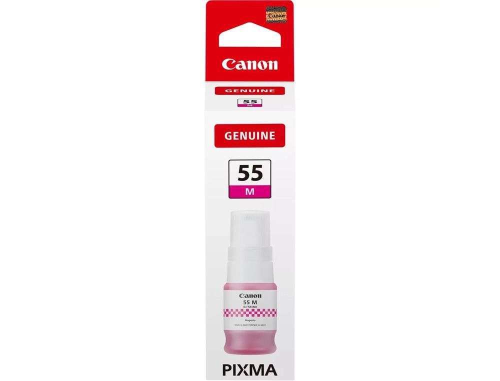 Tinta canon gi-55m magenta botella 40 ml
