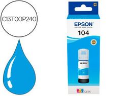 Tinta epson ecotank 104 et-2710 / 2711 / 2712 / 2720 / 2726 / 4700 cian 7500 paginas