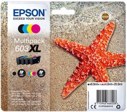 Tinta multipack xl estrella de mar 4 tintas 603xl