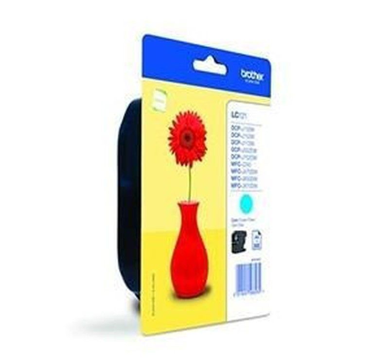 Tinta original brother lc121cbp cyan