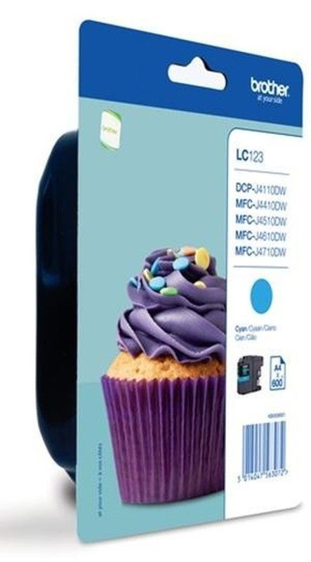 Tinta original brother lc123cbp cyan