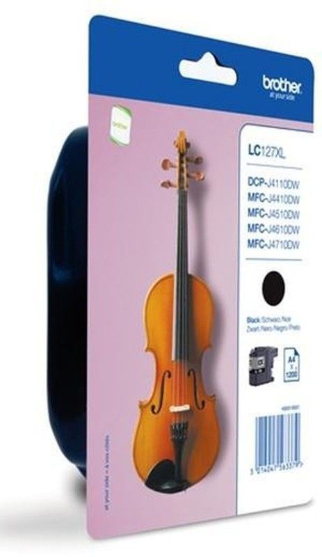 Tinta original brother lc127xlbkbp negro