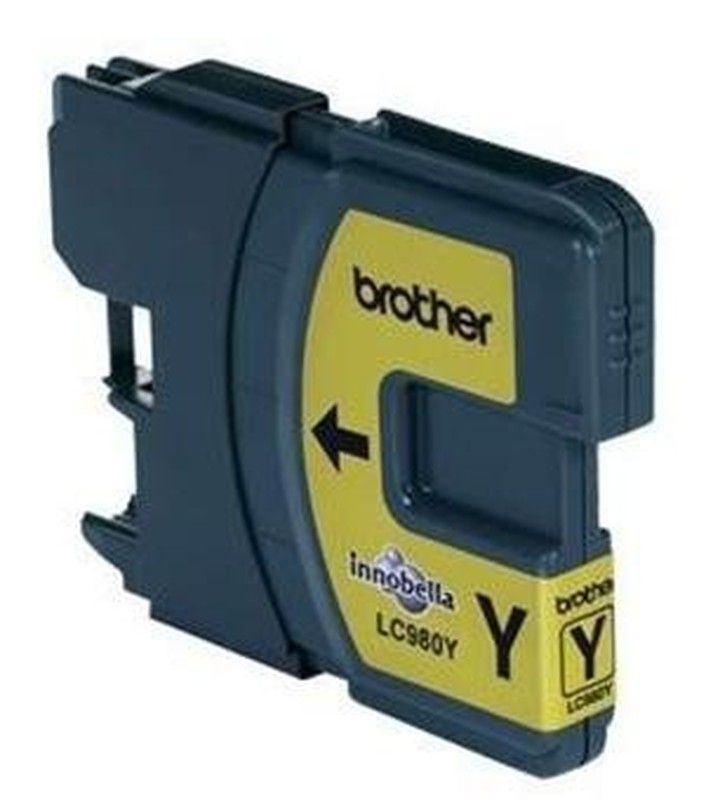 Tinta original brother lc980y amarillo