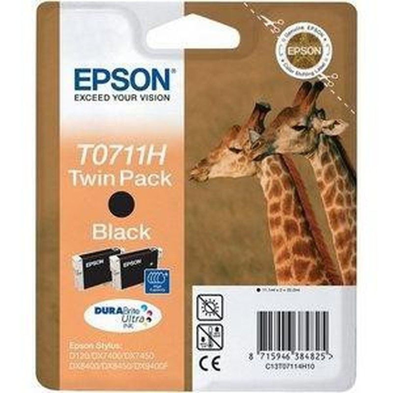 Tinta original epson c13t07114h10 negro