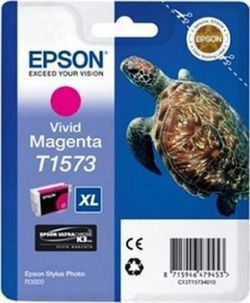 Tinta original epson c13t15734010 magenta