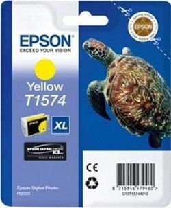 Tinta original epson c13t15744010 amarillo