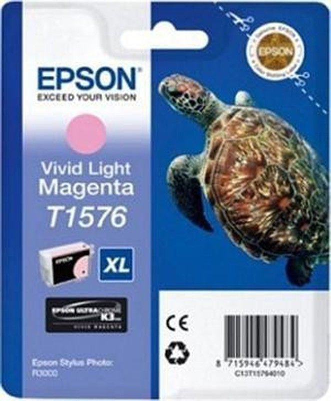 Tinta original epson c13t15764010 magenta